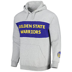 Golden State Warriors Wordmark French Terry Pullover Hoodie Heather Gray