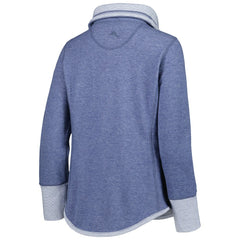 Seattle Seahawks Women's Sport Sun Fade Full-Zip Sweatshirt Heathered College Navy