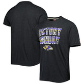 Baltimore Ravens Homage Victory Monday Tri-Blend T-Shirt Charcoal