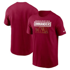 Washington Commanders Local Essential T-Shirt Burgundy