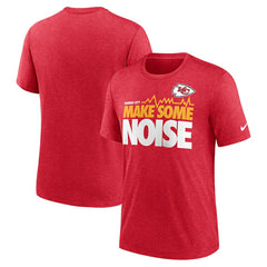 Kansas City Chiefs Local Tri-Blend T-Shirt Heathered Red