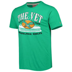 Philadelphia Eagles Homage Stadium Tri-Blend T-Shirt Green