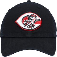 Cincinnati Reds '47 Cooperstown Collection Clean Up Adjustable Hat - Black Hats