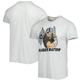 Las Vegas Raiders Homage Hyper Local Tri-Blend T-Shirt Ash