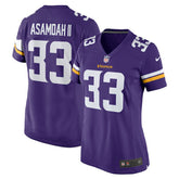 NFL Brian Asamoah Minnesota Vikings Women's Player Game Jersey - Purple