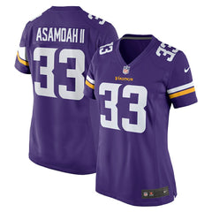 NFL Brian Asamoah Minnesota Vikings Women's Player Game Jersey - Purple