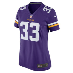 NFL Brian Asamoah Minnesota Vikings Women's Player Game Jersey - Purple