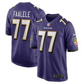 NFL Daniel Faalele Baltimore Ravens Player Game Jersey - Purple