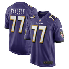 NFL Daniel Faalele Baltimore Ravens Player Game Jersey - Purple