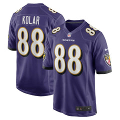 NFL Charlie Kolar Baltimore Ravens Player Game Jersey - Purple