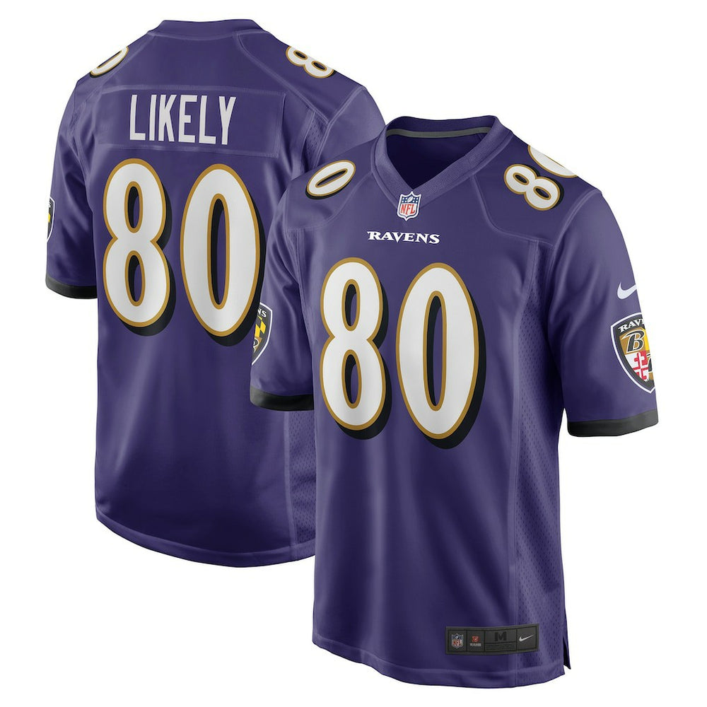 NFL Isaiah Likely Baltimore Ravens Player Game Jersey - Purple