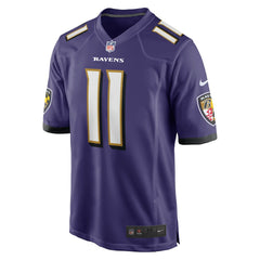 NFL Jordan Stout Baltimore Ravens Player Game Jersey - Purple