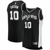 Jeremy Sochan San Antonio Spurs Youth 2022 NBA Draft First Round Pick Fast Break Replica Jersey Icon Edition Black