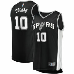 Jeremy Sochan San Antonio Spurs Youth 2022 NBA Draft First Round Pick Fast Break Replica Jersey Icon Edition Black