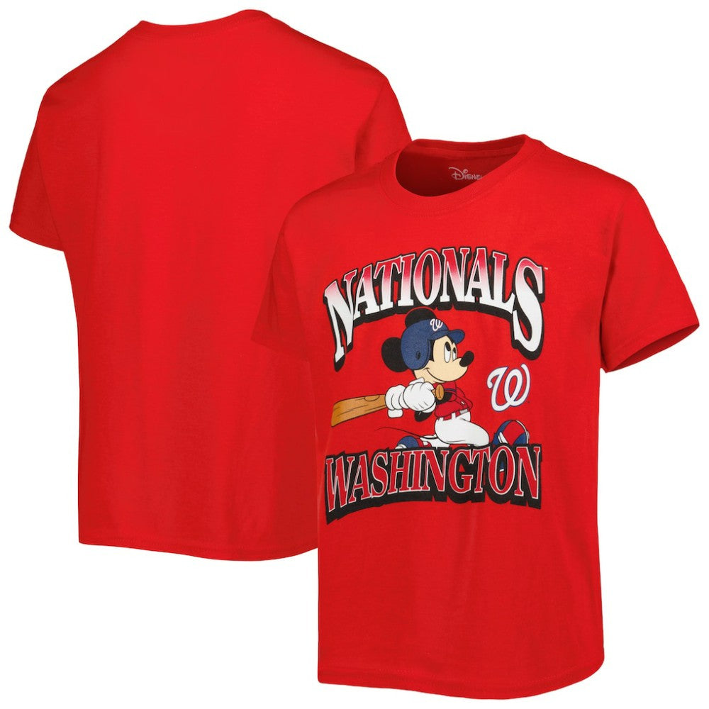 Washington Nationals Youth Disney Game Day T-Shirt - Red T-shirts