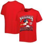 Washington Nationals Youth Disney Game Day T-Shirt - Red T-shirts