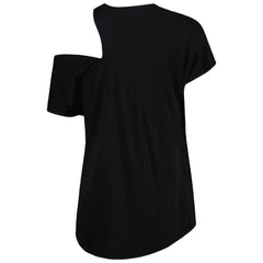 Baltimore Ravens KIYA TOMLIN Women's Cut Out Tri-Blend Shirt Black