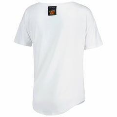 Washington Commanders KIYA TOMLIN Women's V-Neck T-Shirt White