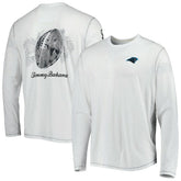 Carolina Panthers Laces Out Billboard Long Sleeve T-Shirt White