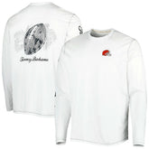 Cleveland Browns Laces Out Billboard Long Sleeve T-Shirt White