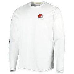 Cleveland Browns Laces Out Billboard Long Sleeve T-Shirt White