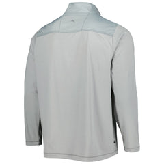 Green Bay Packers On Deck IslandZone Half-Zip Jacket Gray