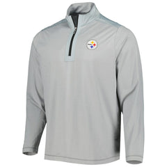 Pittsburgh Steelers On Deck IslandZone Half-Zip Jacket Gray