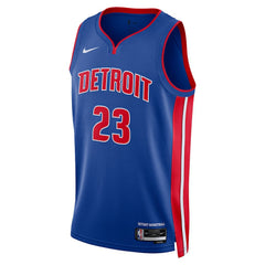 NBA Jaden Ivey Detroit Pistons Unisex 2022 NBA Draft First Round Pick Swingman Jersey sale - Icon Editi- Blue