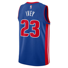 NBA Jaden Ivey Detroit Pistons Unisex 2022 NBA Draft First Round Pick Swingman Jersey sale - Icon Editi- Blue