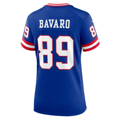 NFL Mark Bavaro New York Giants Women's Classic Retired Player Game Jersey - Royal
