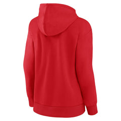 Kansas City Chiefs Women's Team Logo Victory Script Pullover Hoodie Red