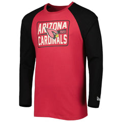 Arizona Cardinals New Era Current Raglan Long Sleeve T-Shirt Cardinal
