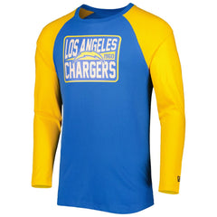 Los Angeles Chargers New Era Current Raglan Long Sleeve T-Shirt Powder Blue