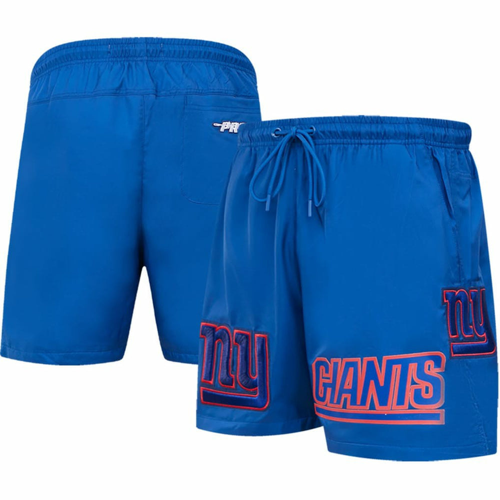 New York Giants Pro Standard Woven Shorts Royal