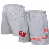 Tampa Bay Buccaneers Pro Standard Woven Shorts Pewter