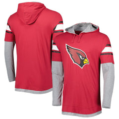 Arizona Cardinals New Era Long Sleeve Hoodie T-Shirt Cardinal