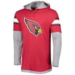 Arizona Cardinals New Era Long Sleeve Hoodie T-Shirt Cardinal