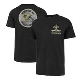 New Orleans Saints '47 Open Field Franklin T-Shirt Black