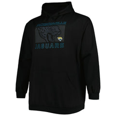 Jacksonville Jaguars Big & Tall Pop of Color Pullover Hoodie Black