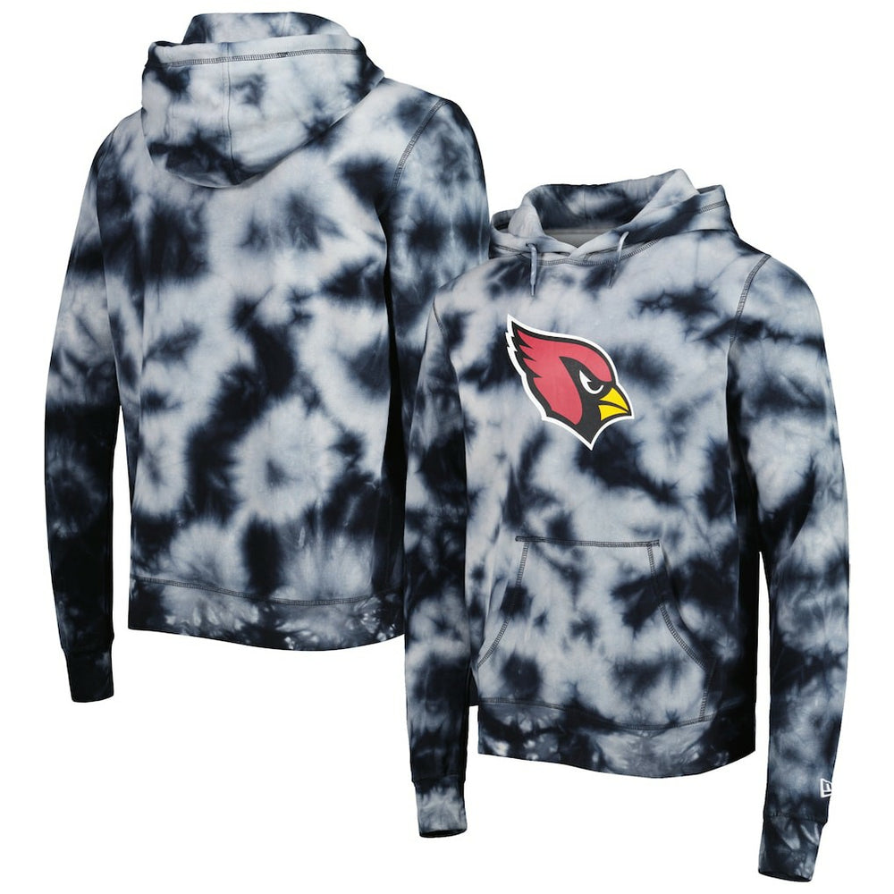 Arizona Cardinals New Era Team Tie-Dye Pullover Hoodie Black