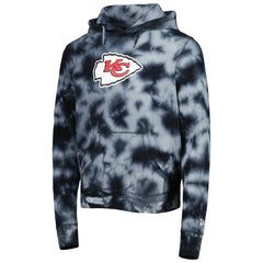 Kansas City Chiefs New Era Team Tie-Dye Pullover Hoodie Black