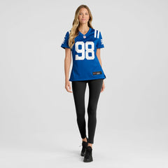 NFL Tony Siragusa Indianapolis Colts Women's Game Retired Player Jersey - Royal
