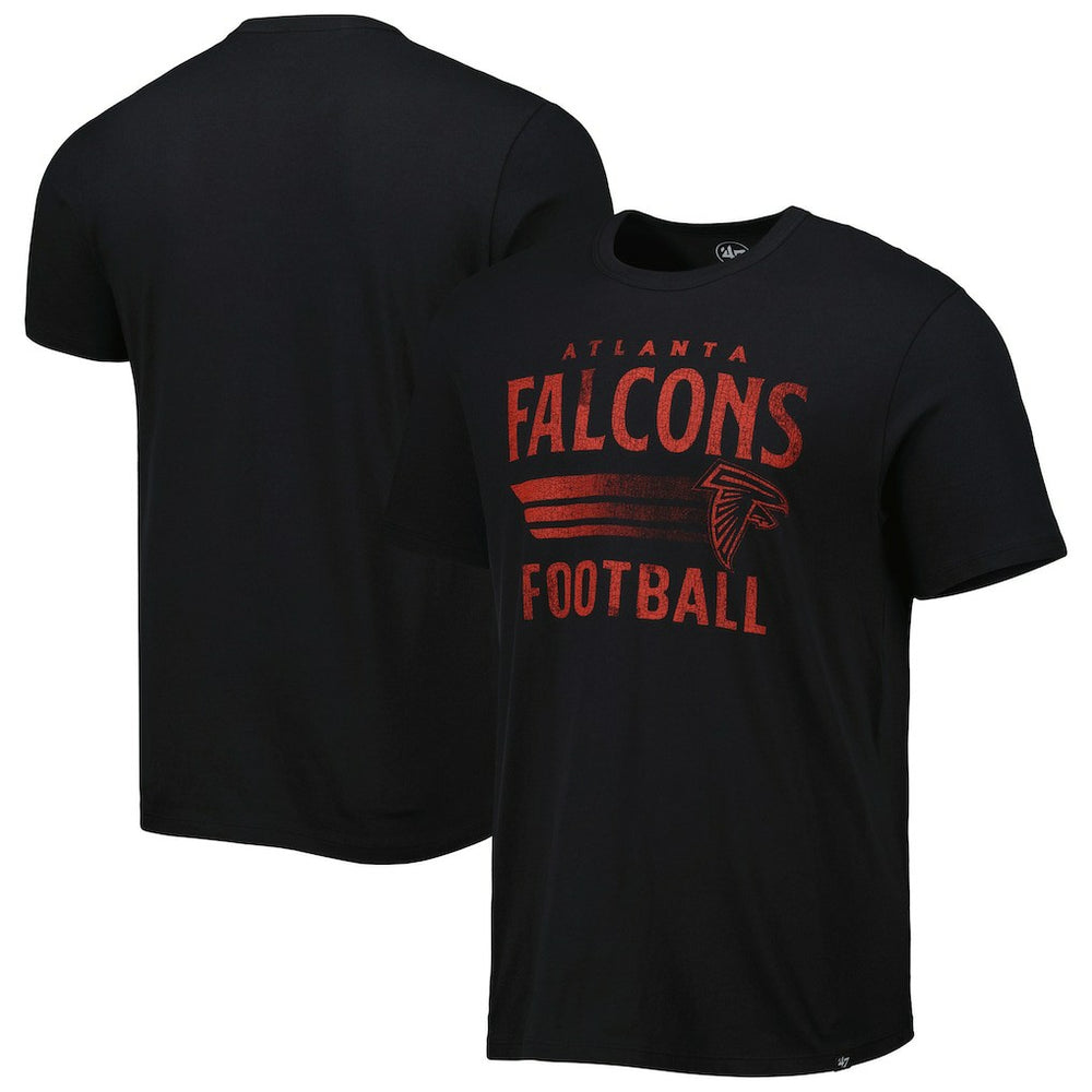 Atlanta Falcons '47 Wordmark Rider Franklin T-Shirt Black