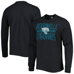 Jacksonville Jaguars '47 Brand Wide Out Franklin Long Sleeve T-Shirt Black