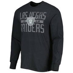 Las Vegas Raiders '47 Brand Wide Out Franklin Long Sleeve T-Shirt Black
