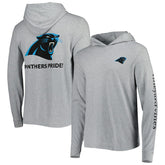 Carolina Panthers Vineyard Vines Local Long Sleeve Hoodie T-Shirt Heathered Gray