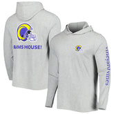 Los Angeles Rams Vineyard Vines Local Long Sleeve Hoodie T-Shirt Heathered Gray