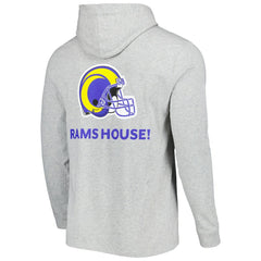 Los Angeles Rams Vineyard Vines Local Long Sleeve Hoodie T-Shirt Heathered Gray