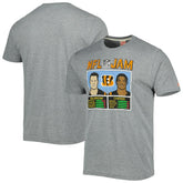 Ja'Marr Chase & Joe Burrow Cincinnati Bengals Homage Unisex NFL Jam Tri-Blend T-Shirt Heather Gray