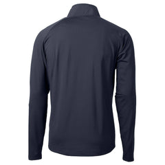 Denver Broncos Cutter & Buck Adapt Eco Knit Hybrid Recycled Quarter-Zip Pullover Top Navy